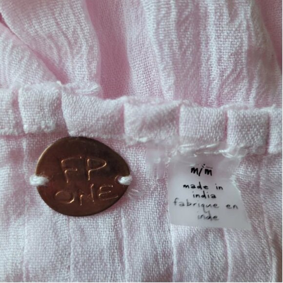 Free People Hailee Maxi Pink Slip Dress size M - Picture 9 of 9